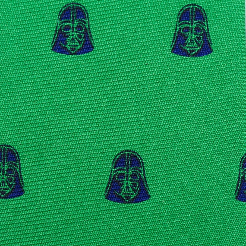 🆕Cufflinks Star Wars Green Darth Vader Boys' Clip-On Tie Green Size 11 × 2